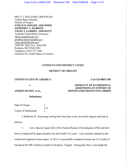 Case 3:16-cr-00051-BR Document 246 Filed 03/08/16 Page 1 of 6