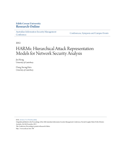 Hierarchical Attack Representation Models for Network Security