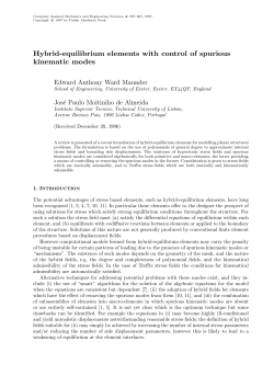 Hybrid-equilibrium elements with control of