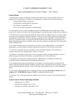 Guest Vendor Application