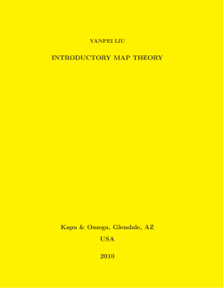 Introductory Map Theory