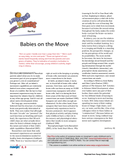 Babies on the Move