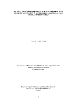 the effects of game-based learning (gbl)