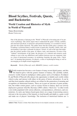 Blood Scythes, Festivals, Quests, and Backstories