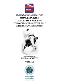 BRITISH JUDO ASSOCIATION MIDLAND AREA HEART OF