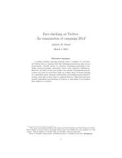 Fact-checking on Twitter - American Press Institute
