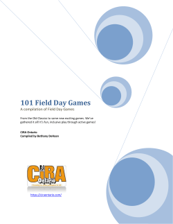 101 Field Day Games