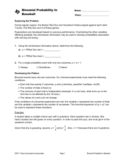 Activity overview - TI Education
