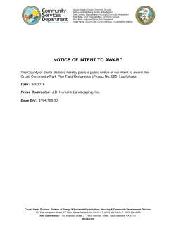 notice of intent to award