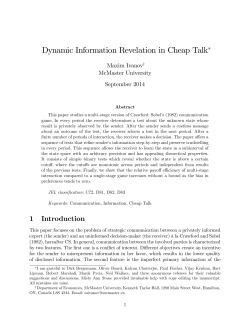 Dynamic Information Revelation in Cheap Talk