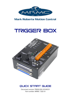 Trigger Box Quick Start Guide