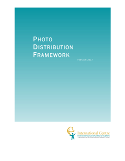 photo distribution framework - International Centre for Missing
