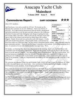 Commodore`s Report Larry Listing