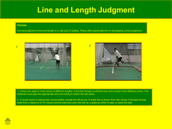 Line and Length Judgment