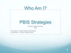 Classroom Strategies - Behavior