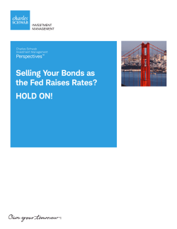 Selling Your Bonds as the Fed Raises Rates?