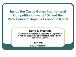 Leading Without Followers: Japanese Firms in the Political Economy