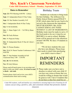 September 19, 2016 - Jefferson City Public Schools