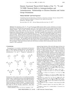 Density Functional Theory/GIAO Studies of the 13C, 15N, and 1H