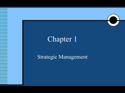 Strategic Management Process