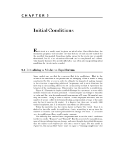 Initial Conditions