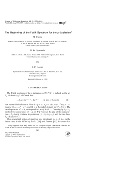 The Beginning of the Fucik Spectrum for the p-Laplacian