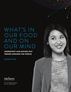 Nielsen Global Health and Ingredient