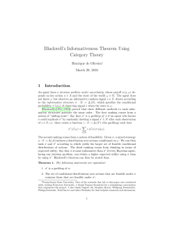 Blackwell`s Informativeness Theorem Using