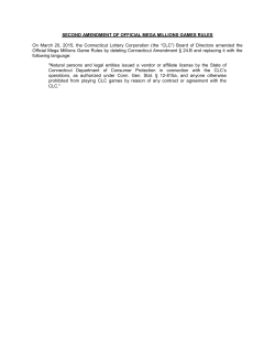 official mega millions rules adopted sept. 26, 2013