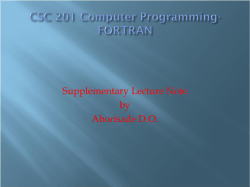 Computer Programming