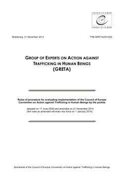 greta - Coe - Council of Europe