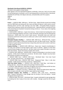 Shortlands Crime Record 16/03/16
