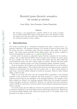 Bounded game-theoretic semantics for modal mu