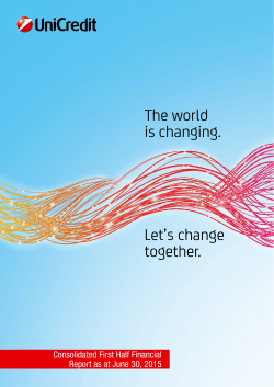 The world is changing. Let`s change together.