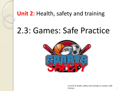 2.3-Games-Safe-Practice