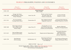 PEOPLE`S PHILOSOPHY, POLITICS AND ECONOMICS
