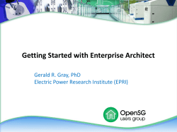 Getting Started with Enterprise Architect