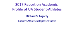 2016-17 Faculty Athletics Representative Report