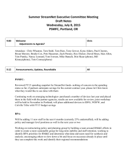 agenda - StreamNet