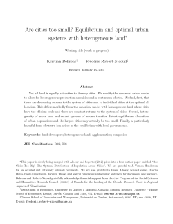 Are cities too small? Equilibrium and optimal urban systems with