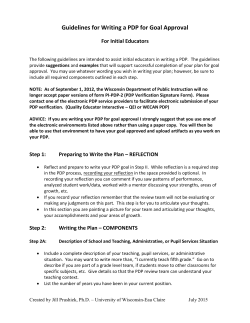 Steps to write, plan, assess, and document your PDP goal