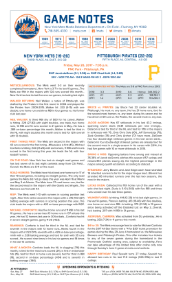 game notes