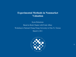 IC Valuation Mechanisms 4 Becker-DeGroot