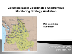 Columbia Basin Coordinated Anadromous Monitoring Strategy