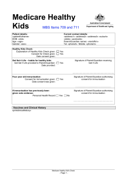 Healthy kids assessment with logo