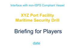 Maritime Security Drill