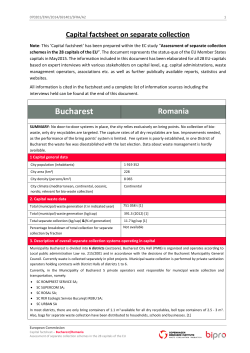 Capital factsheet on separate collection