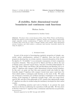 Z-stability, finite dimensional tracial boundaries and continuous rank