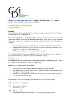 The world of opportunities is rapidly changing and increasingly