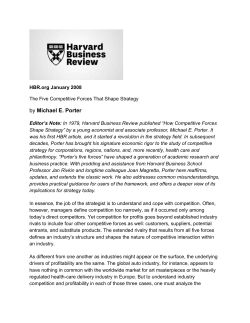 Differences in Industry Profitability